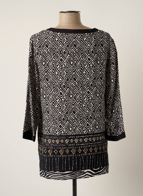 Tunică mâneci lungi guler rotund negru BARBARA LEBEK femme