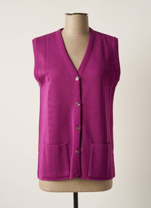 Vestă fără mâneci violet ELEANE femeie