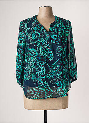 Bluză albastru CHRISTINE LAURE femeie