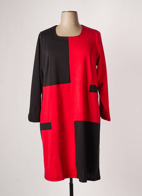 Rochie midi roșu GUY DUBOUIS femeie