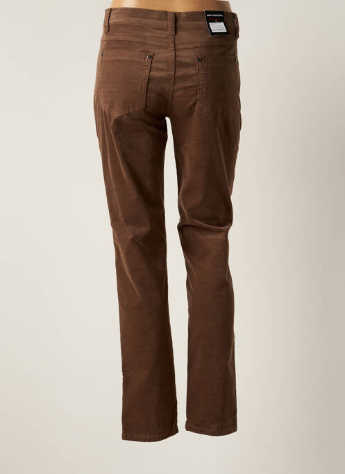 Pantalon slim maro ANNA MONTANA femeie