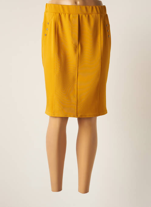 Fustă midi galben HALOGENE femeie