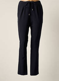 Pantalon drept talie elastică mărime normală negru GRIFFON femeie
