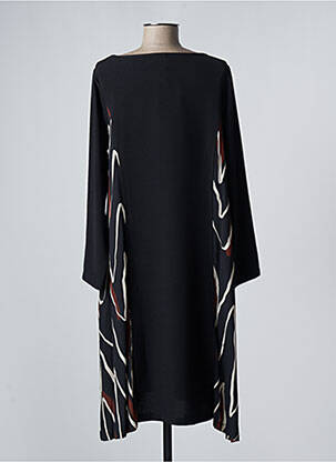 Rochie scurtă croială fluidă mâneci lungi negru G!OZE femeie