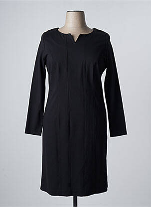 Rochie midi mâneci lungi mâneci lungi negru PAUSE CAFE femeie