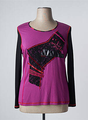 Top violet PAUSE CAFE femeie