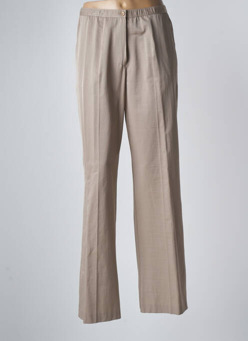 Pantalon drept bej FRANCOISE F femeie