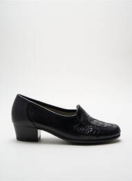 Mocasini pătrat toc plat până la 3 cm negru DORNDORF femme