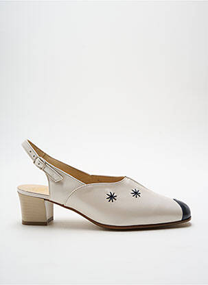 Sandale/Pantofi decupați bej OMBELLE femeie