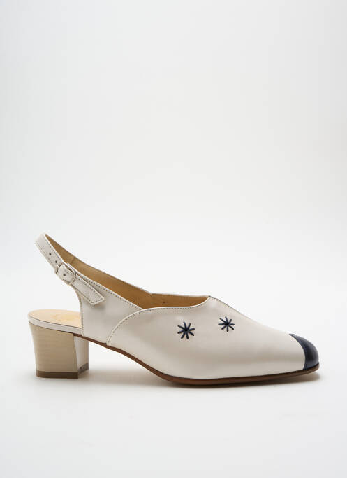 Sandale/Pantofi decupați bej OMBELLE femeie