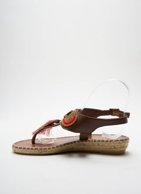 Espadrile maro LA MAISON DE L'ESPADRILLE femeie