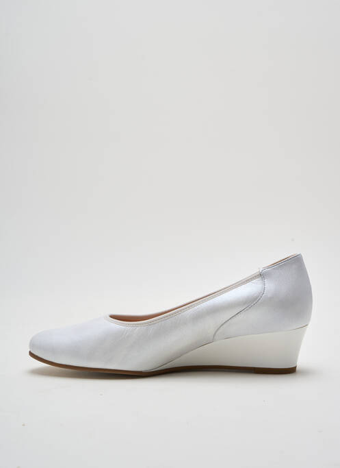 Pantofi cu toc alb OMBELLE femeie