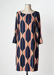 Rochie midi mâneci lungi mâneci lungi albastru K-DESIGN femeie