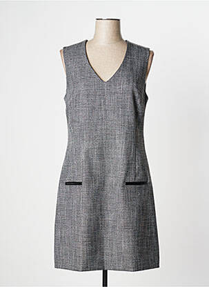 Rochie midi gri EVA KAYAN femeie