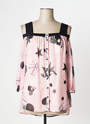 Cămașă roz FUEGO WOMAN femeie