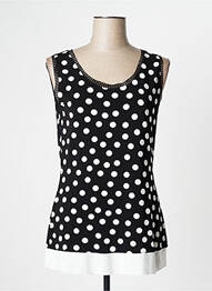 Top elasticitate fără mâneci negru BRUNELLA femme