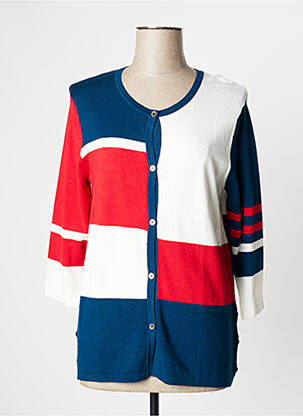 Vestă cu mâneci lungi mâneci 3/4 alb PASSIONI femme