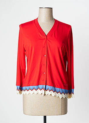 Cămașă roșu POUPEE CHIC femeie