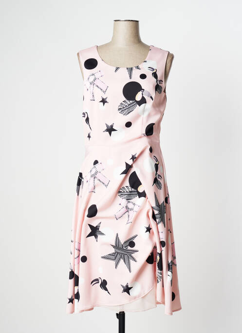 Rochie midi roz FUEGO WOMAN femeie