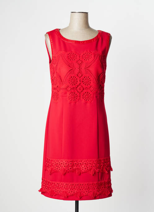 Rochie midi roșu LESLIE femeie