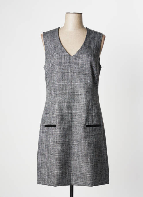 Rochie midi gri EVA KAYAN femeie