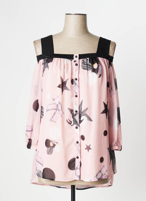 Cămașă roz FUEGO WOMAN femeie