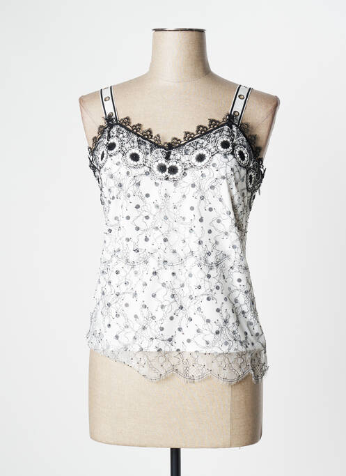 Top alb LESLIE femeie