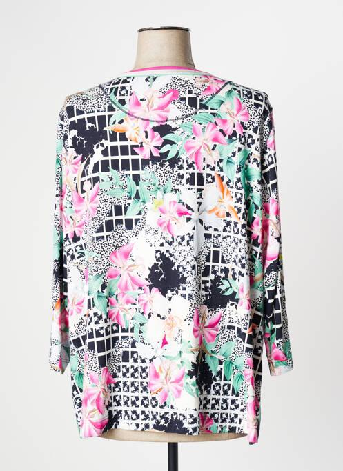 Cămașă imprimeu floral mâneci 3/4 roz SOMMERMANN femme