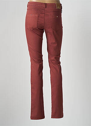 Pantalon slim elasticitate mărime normală maro SAINT HILAIRE femeie