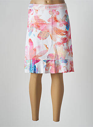 Fustă midi roz COMMA, femeie