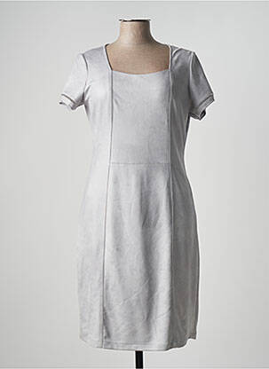 Rochie midi gri EVA KAYAN femeie