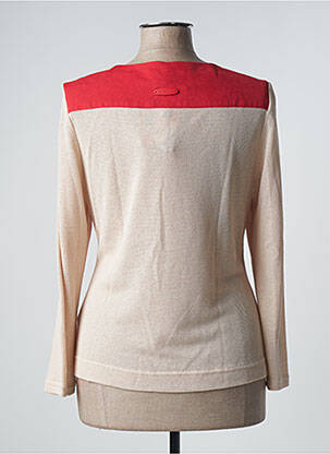 Jachete casual guler rotund bej POUPEE CHIC femeie