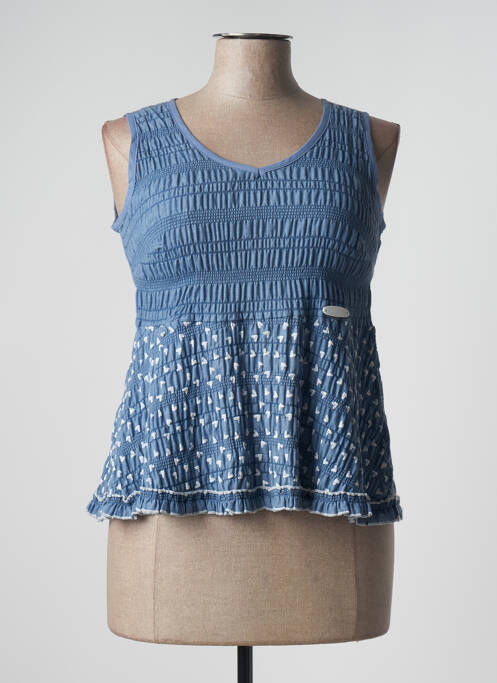 Top albastru POUPEE CHIC femeie