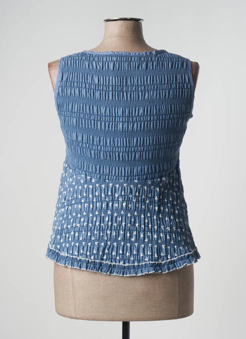 Top albastru POUPEE CHIC femeie