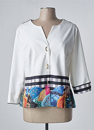 Jachete casual guler rotund bej FUEGO WOMAN femme