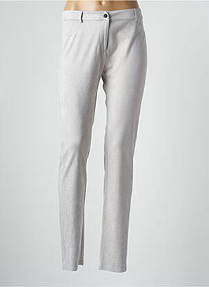 Pantalon slim elasticitate mărime normală gri LESLIE femeie