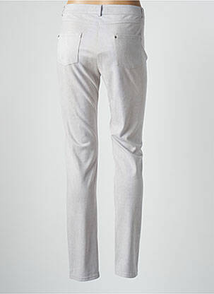 Pantalon slim elasticitate mărime normală gri LESLIE femeie