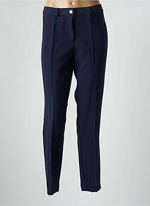 Pantalon slim elasticitate mărime normală albastru FUEGO WOMAN femeie