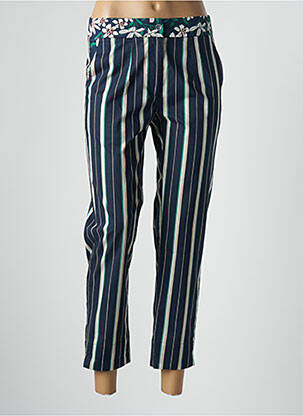 Pantalon 7/8 albastru POUPEE CHIC femeie