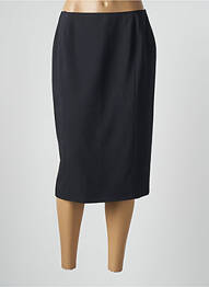 Fustă midi talie cu cleme albastru BASLER femme
