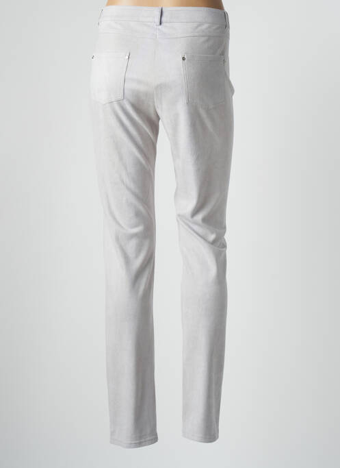 Pantalon slim gri LESLIE femeie