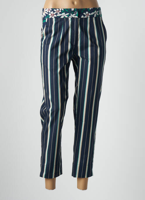 Pantalon 7/8 albastru POUPEE CHIC femeie