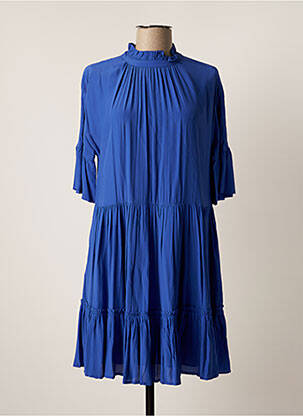 Rochie scurtă mâneci scurte mâneci scurte albastru SCOTCH & SODA femeie
