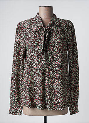 Cămașă croială dreaptă mâneci lungi verde SCOTCH & SODA femeie