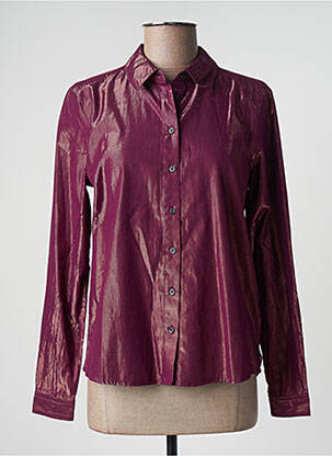 Cămașă croială cambrată mâneci lungi violet SCOTCH & SODA femeie