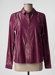 Cămașă croială cambrată mâneci lungi violet SCOTCH & SODA femeie