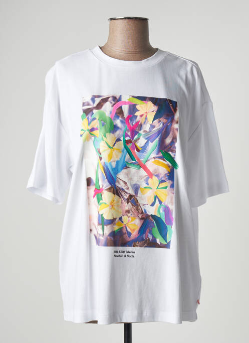 Tricou alb SCOTCH & SODA femeie