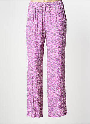 Pantalon larg violet ESCANDELLE femeie