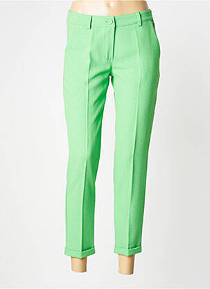 Pantalon 7/8 elasticitate mărime normală verde PAKO LITTO femeie