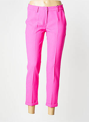 Pantalon 7/8 elasticitate mărime normală roz PAKO LITTO femeie